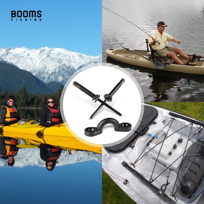 Booms Fishing MA1 Pad Eye Rivet Kit Attachment Points for Kayaks  Caones  Boats - Image 3